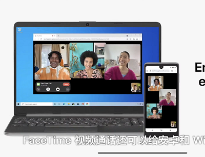 Face Time视频通话加入其它设备