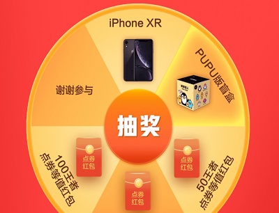 云游戏体验王者抽现金红包/PUPU版盲盒/iPhone XR