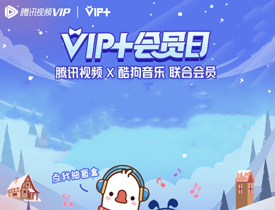 腾讯视频VIP+会员日联合会员抽盲盒好礼/牛年鹅公仔/正版手办